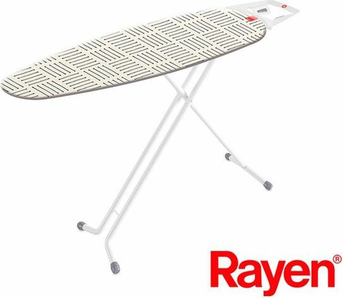 Strijkplank Rayen, wit, hout en metaal