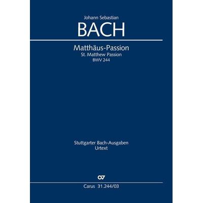 Matthäus-Passion (Klavierauszug deutsch) -