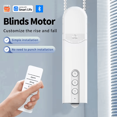 Inspire Curations Smart Electric Curtain Motor With Bluetooth Remote Automatic Curtain Opener For Smart Homes Smart Electric Curtain Motor With Bluetooth Remote Automatic Curtain Opener For Smart Homes