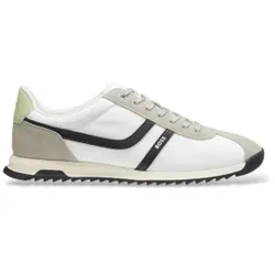 BOSS für Herren. 50562818 Zayn Sneaker weiß (40), Wohnung, Schnürsenkel, Lässig