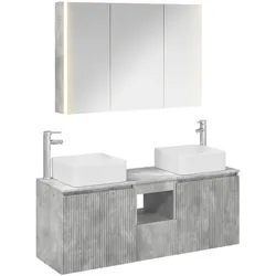 vidaXL, Badezimmerschrank, Badezimmerschrank