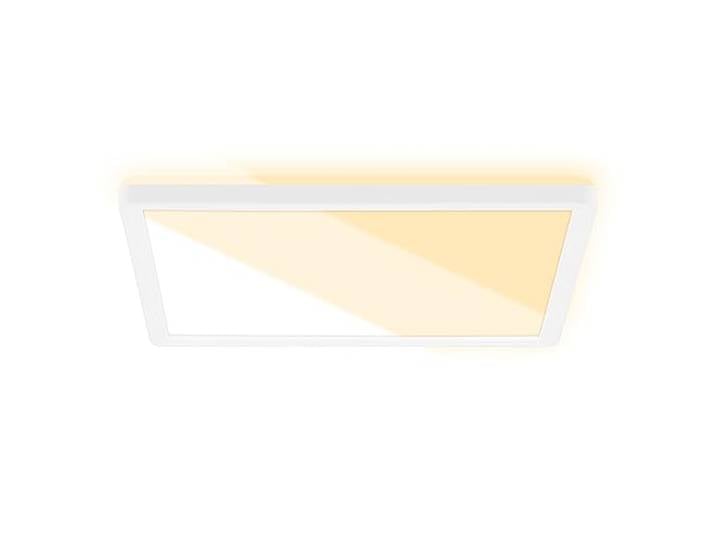 BRILONER - Plafonnier LED pour salon\, Luminaire Plafonnier\, Lampe LED plate\, Plafonnier Chambre\, Plafonnier Salon\, Réglage de la couleur de la lumière\, Rétroéclairage\, Blanc