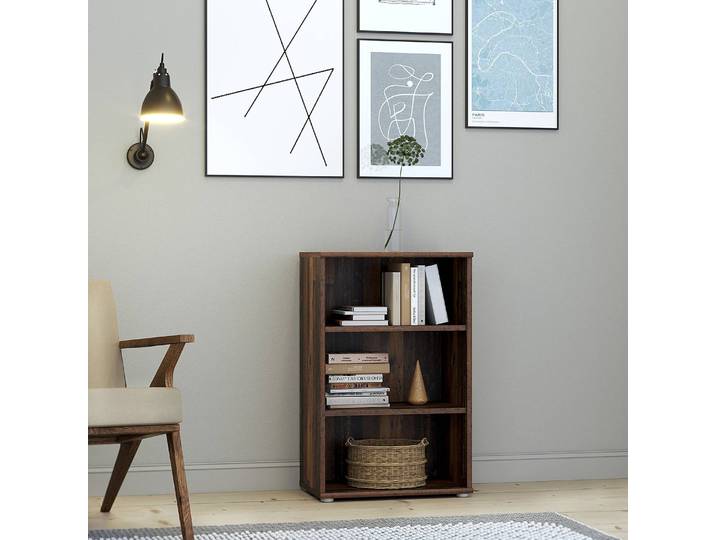 Étagères de bureau Panneau aggloméré plaxé Marron/Imitation bois ancien 55 x 85cm