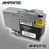 Ampertec Tinte kompatibel mit Brother LC-427XLBK schwarz
