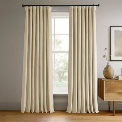 Exclusive Fabrics Signature Blackout Velvet Curtain (1 Panel)