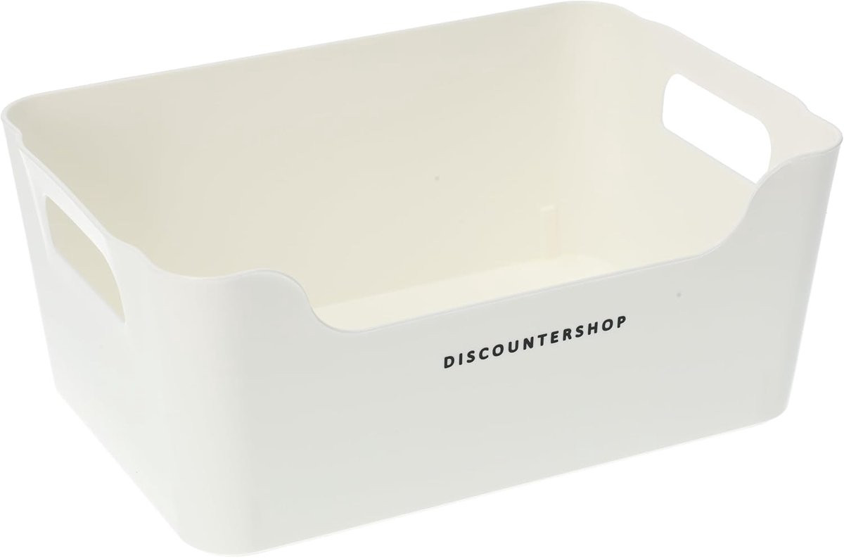 Solid Opbergmand 3,6 liter - Wit - Kunststof