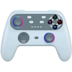Oniverse Walli Wireless Game Controller, Retro Gray, Switch / Switch 2 (Android, iOS, PC, PS3, Switch, Switch 2, Switch Lite, Switch OLED), Gaming Controller, Grau, Weiss