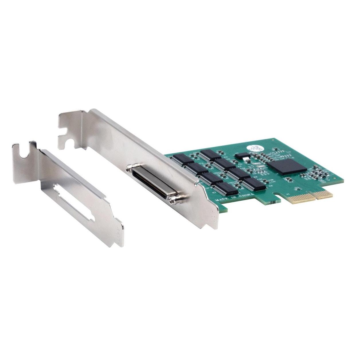 Exsys GmbH PCIe 8S Seriell RS-232 Karte, Octopus Kabel (EXAR/MaxLinear) (EX-46028)
