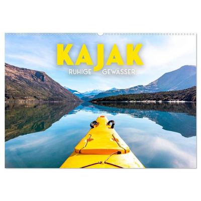 Kajak - Ruhige Gewässer (Wandkalender 2027 DIN A2 quer), CALVENDO Monatskalender
