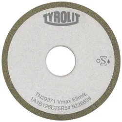 TYROLIT Innenrundschleifen CBN-Kunstharz gebunden DxTxH 30x10x10 Für hochlegierte Stähle und HSS, Form: 1A1, Art. 43017