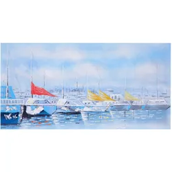 MCW, Bilder, Wandbild Boote (140 x 70 cm)