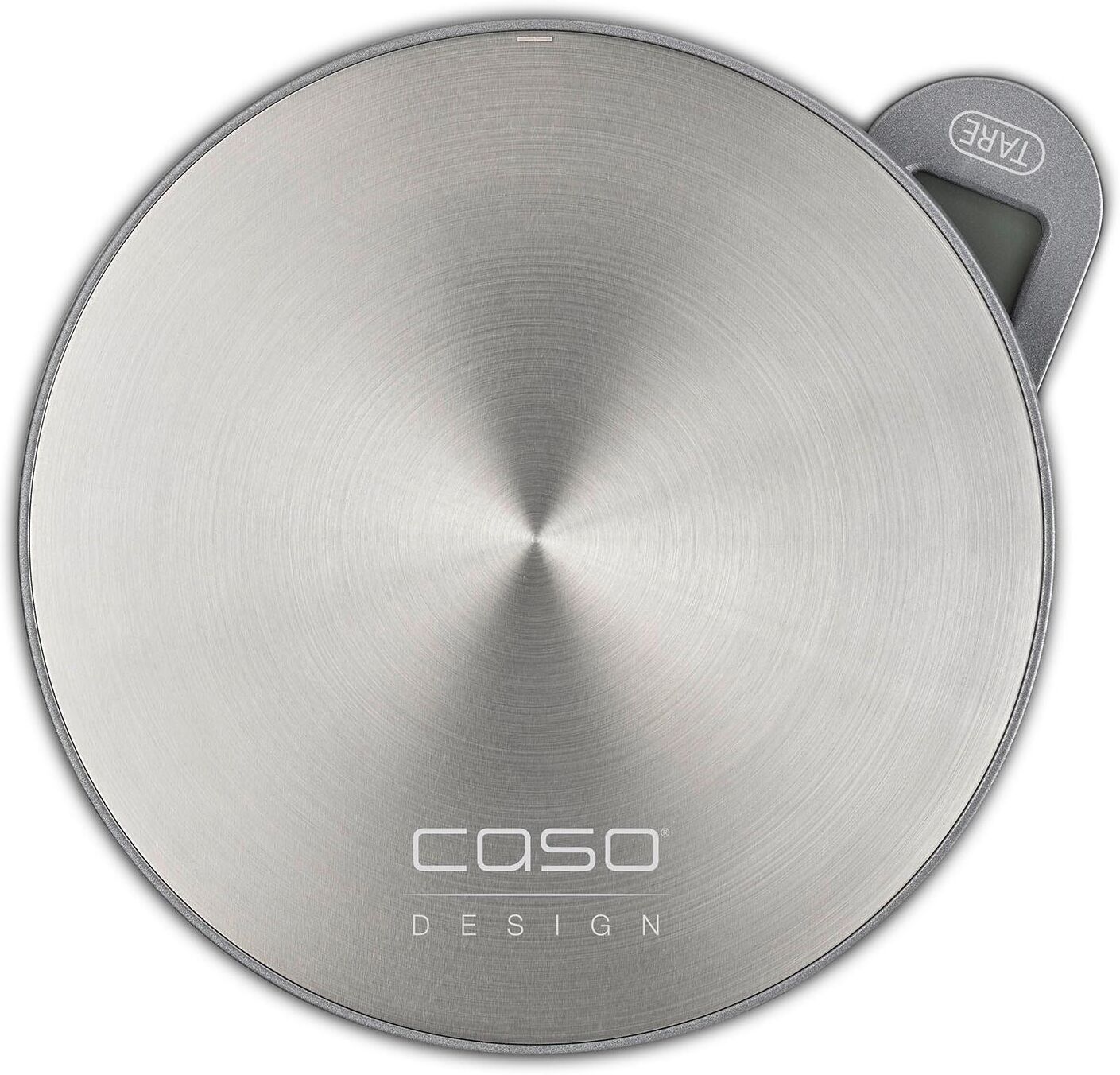 Küchenwaage CASO "Küchenwaage Kitchen EcoMate", silber (silberfarben), B:17,5cm H:3,5cm, Edelstahl, Küchenwaagen, Küchenwaage silberfarben Einheitsgröße