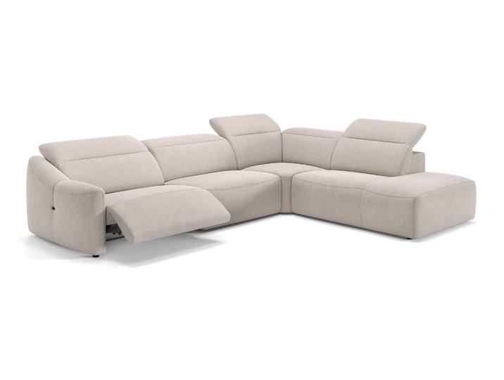 Stoff Garnitur SAMOA XXL Sofa Couch Ecksofa