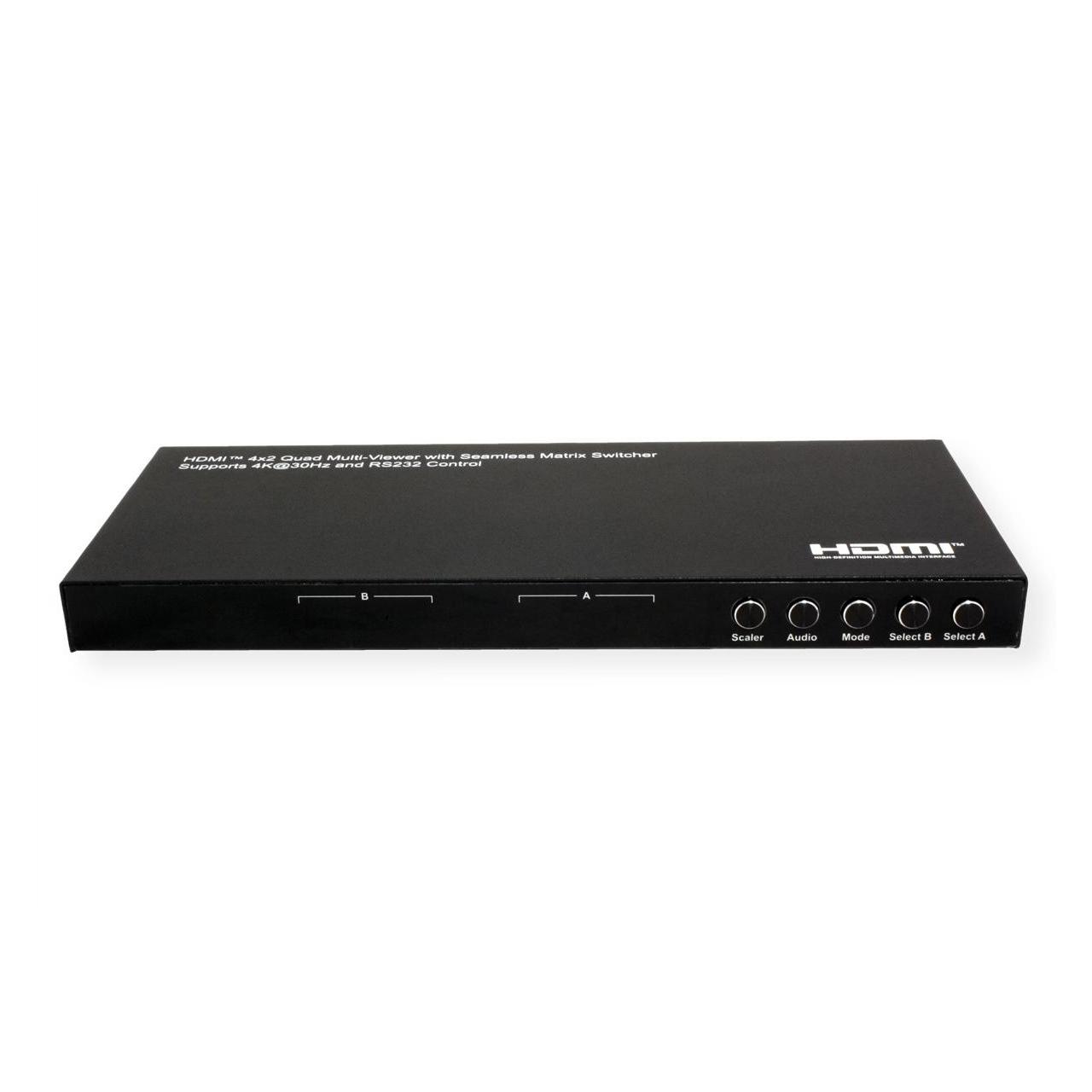 Value HDMI 4x2 Matrix, Support QUAD (14.99.3592)