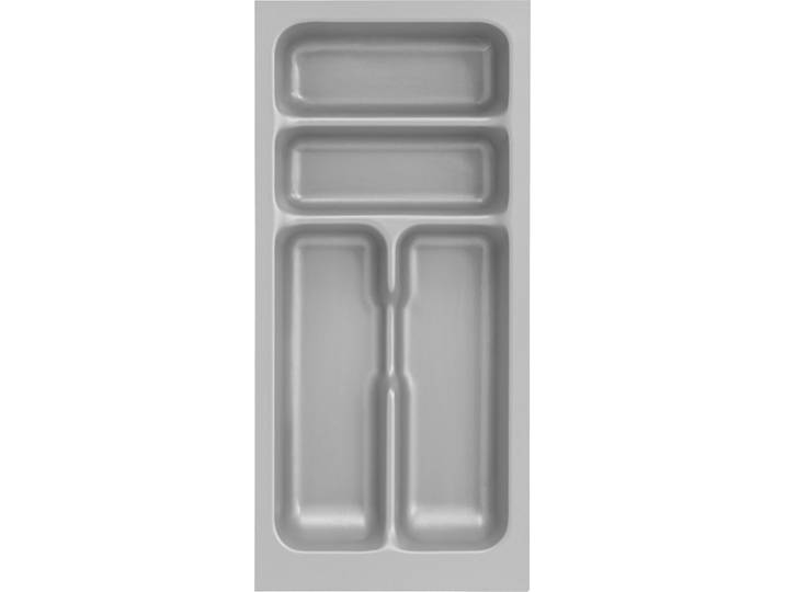 Besteckeinsatz OPTIFIT, silber (silbergrau), B:21,8cm H:5cm T:47,3cm, Schubladeneinsätze, Besteckeinsatz, Breite 30 cm, für Serien Faro, Kalmar, Mini, Parare, Iver, Vigo etc.