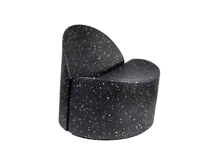Outdoor Loungesessel „Bloom“ Black Galaxy Zuiver