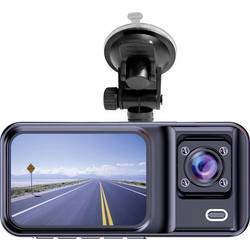 Denver CCT-2500 Dashcam Blickwinkel horizontal max.=120 ° 5 V Dual-Kamera, G-Sensor, Automatischer Start, Mikrofon 112121000230
