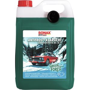 Sonax Scheibenfrostschutz 01385000, Green Forest, bis -18°C, AntiFrost & KlarSicht, 5 Liter