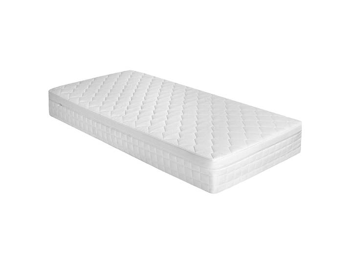 7-Zonen Taschenfederkernmatratze Alallin 120 x 200cm Bezug: Kunstfaser aus 100 % Polyester Weiß/Weiß