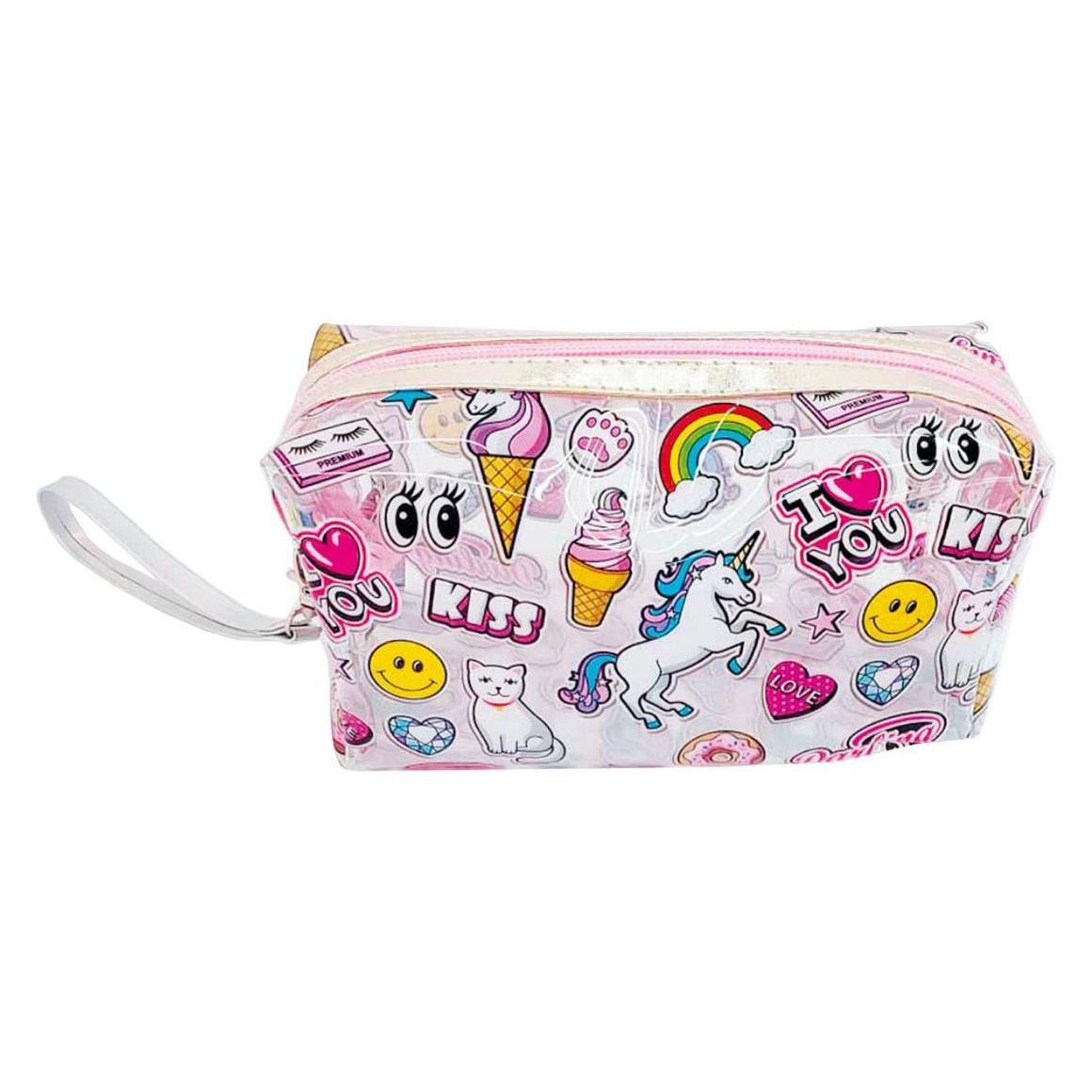 Unico Transparentes Federmäppchen mit Einhorn-Aufdruck (42819576)