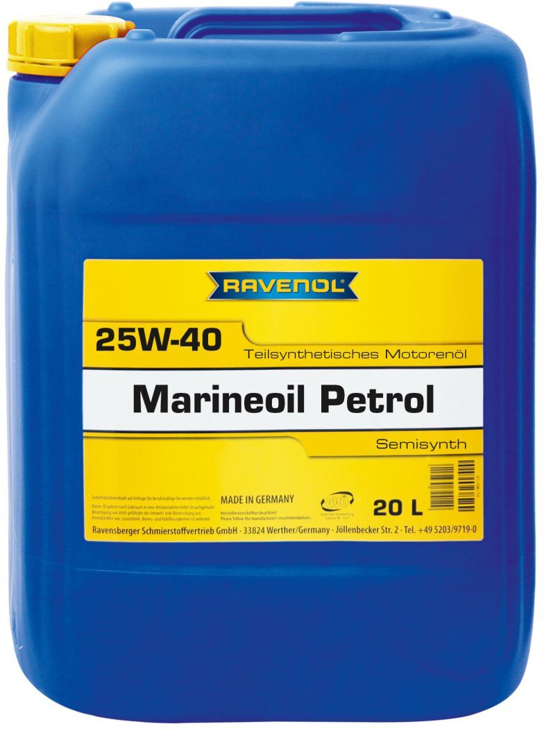Motoröl 4T RAVENOL 1163220 MarIneoil SHPD 25W40 20L