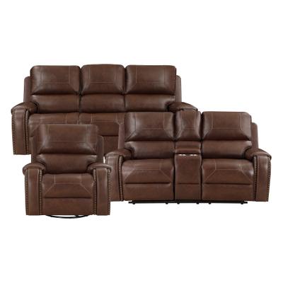 Fremont & Park Ashton 3-Piece Manual Reclining Living Room Set