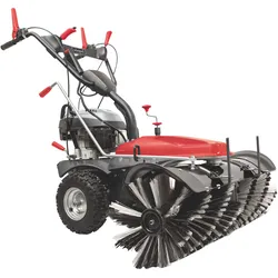 Scheppach Benzin-Kehrmaschine SC2200PE mit Sammelbehälter & Schneeschild
