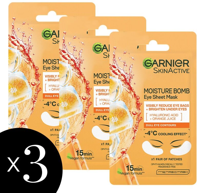 Garnier Moisture Bomb - Orange Juice Eye Triple