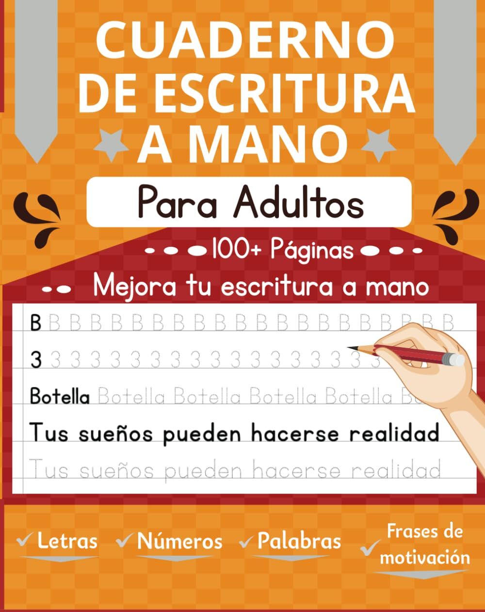 Cuaderno de Escritura a Mano para Adultos y Adolescentes: Aprende a escribir y dibujar Letras, Palabras y Frases de motivación - Preis vom 09.10.2026 07:28:09 h