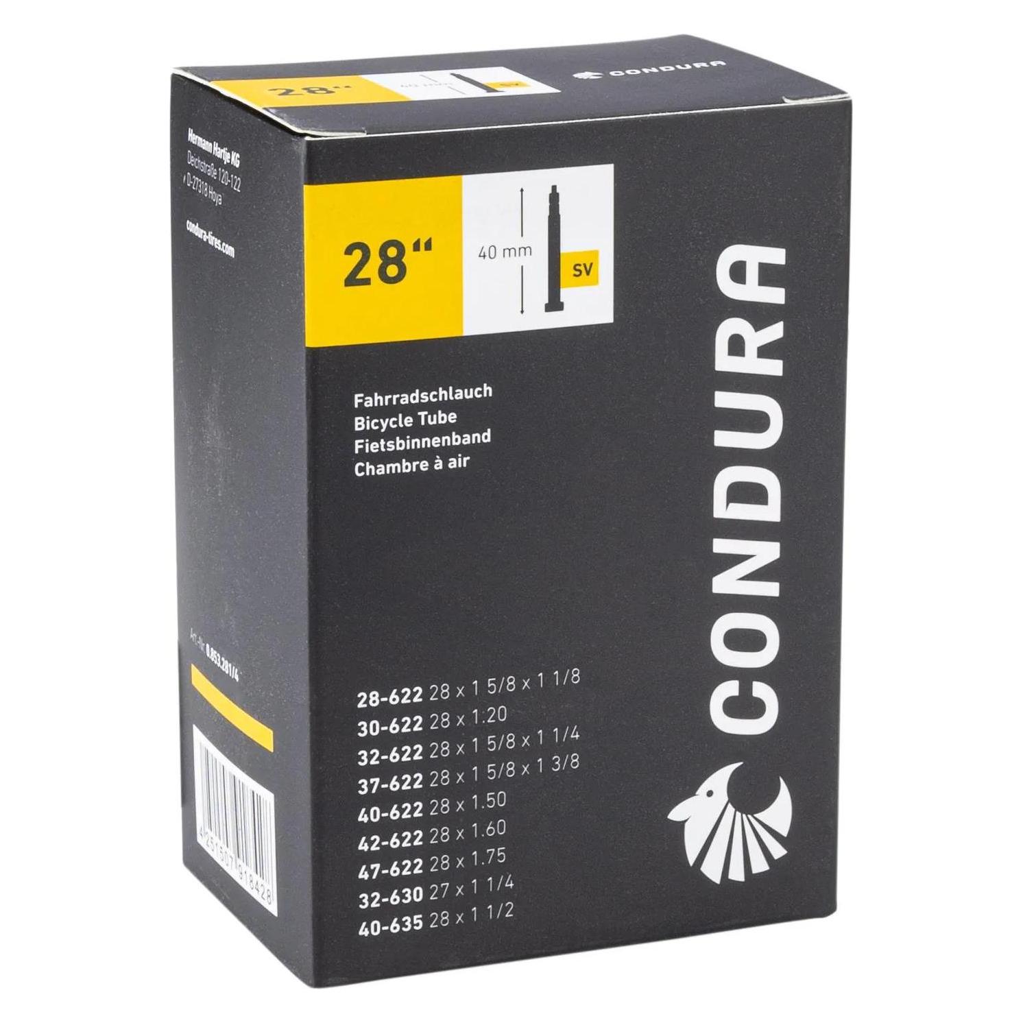 Condura SCHLAUCH 28" SV40 (Presta (SV), 28", 40 mm) (495066)