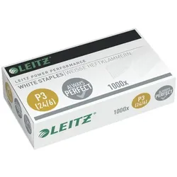 Leitz Weiße Heftklammern »Power Performance 3« 5554 weiß