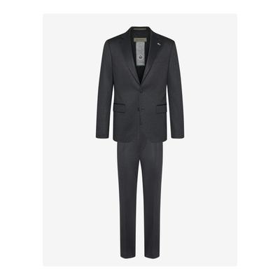 Anzug BENVENUTO. "BENVENUTO. Anzug", Herren, Gr. 50, grau (antracite), Business, regular fit, Anzüge, Jersey Anzug