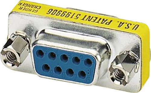 Phoenix Contact Seriell, Parallel Adapter [1x D-SUB-Buchse 9pol. - 1x D-SUB-Buchse 9pol.] Gelb