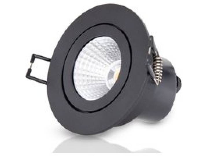 LED-Spot encastrable au plafond Elva noir