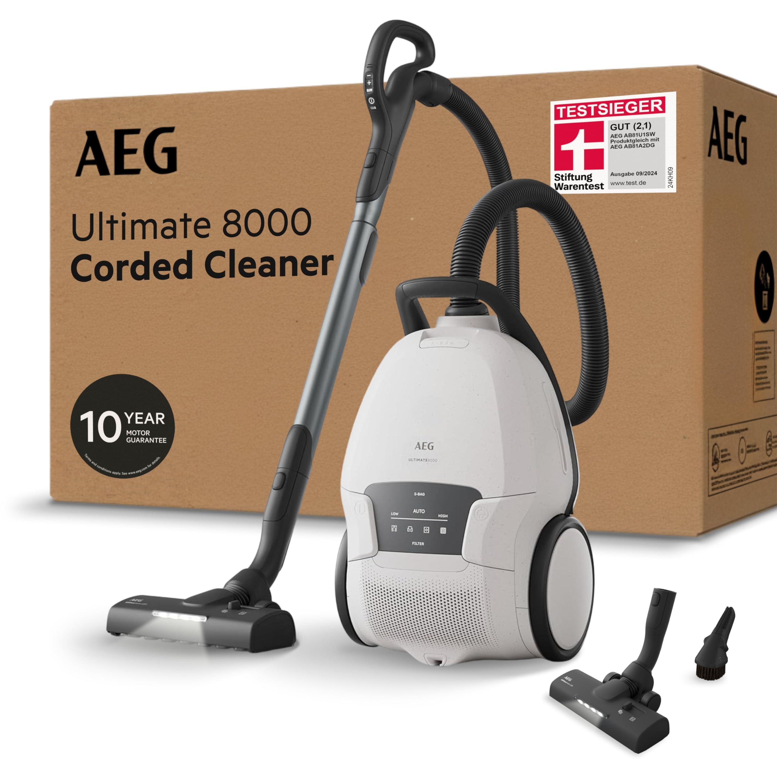AEG AB81U1SW, 650 W, Zylinder-Vakuum, Trocken, Staubbeutel, 5 l, Hygienefilter
