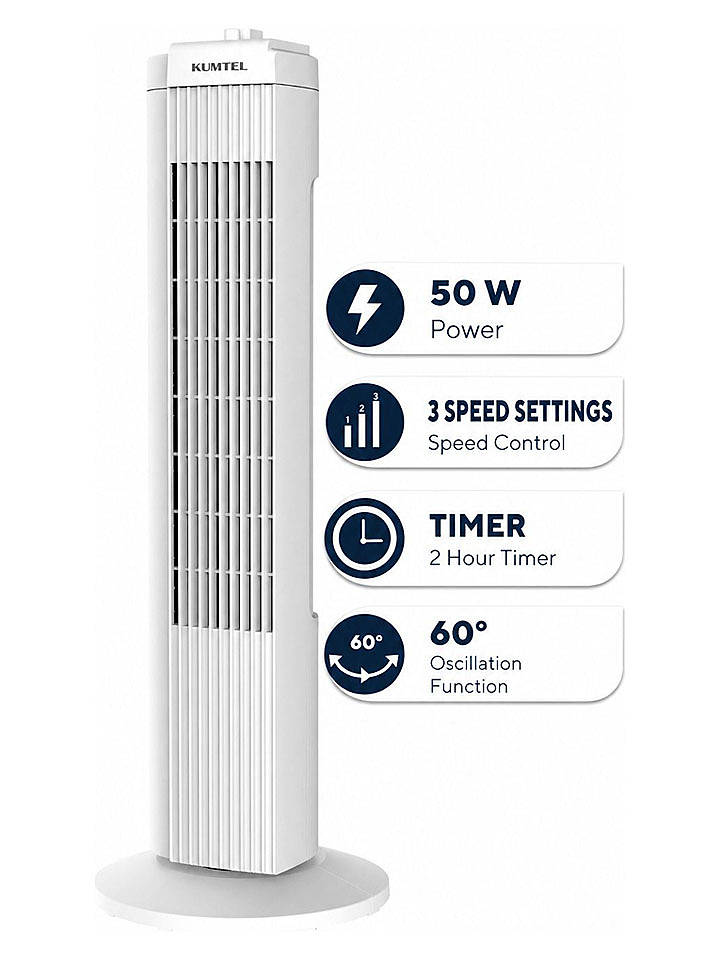 sinbo KUMTEL Standventilator in Weiß - onesize