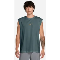 NIKE Ärmelloses Fitnessshirt Herren 382 - mineral slate S