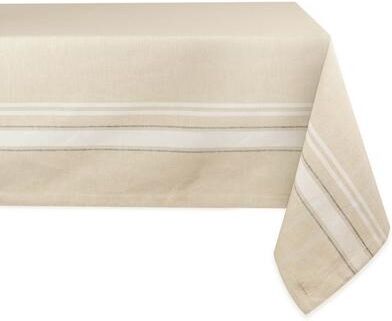 DII Design Imports French Stripe Cotton Kitchen Tablecloth
