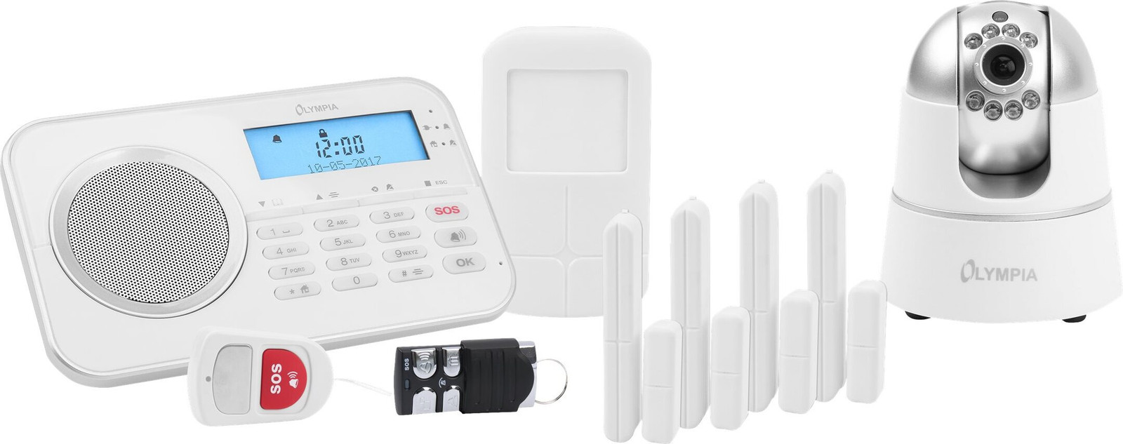Olympia Protect 9881 GSM Alarmsysteem, Wit
