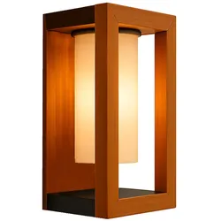 Lumisky SERAPHINA 200LM Solar-Wandleuchte Stahl Braun