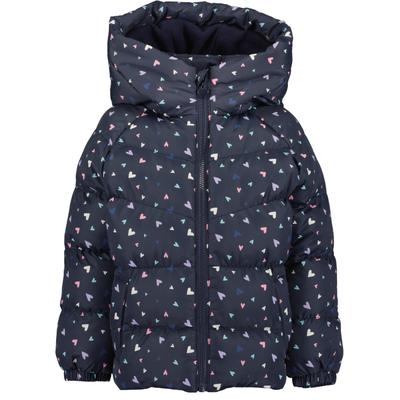 Winterjacke BLUE SEVEN "Girls Winterjacke", Mädchen, Gr. 98, bunt (5900, nachtblau), 100% Polyester, Basic normal, ohne Ausschnitt, gerader Abschluss, Jacken Winterjacke