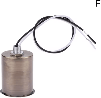 Inspire Picks E27 Ceramic Screw Light Socket Round LED Filament Lamp Holder For Indoor Use f