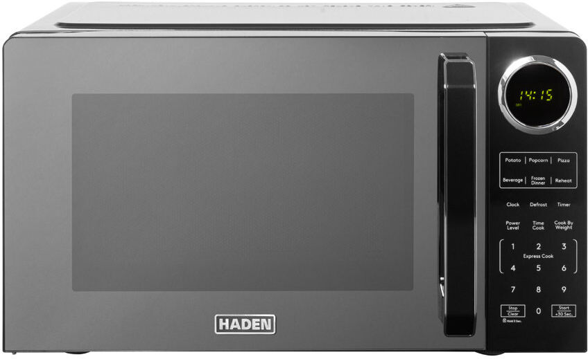 Haden Microwave 23L 900W 48.2 cm Wide 900 W Countertop Satin Black 27cm H X 48.2cm W X 38.3cm D