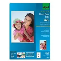 SIGEL Fotopapier Inkjet Ultra DIN A4 hochglänzend 260 g/m2