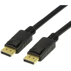 LogiLink CV0120 DisplayPort-Kabel 2 m Schwarz