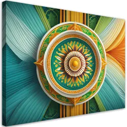 WANDBILD mandala zen symbol
