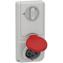 Schneider Electric Anbausteckdose verriegelt 82136