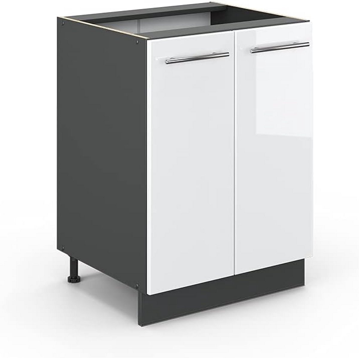 Keukenkast Onderkast Wit Hoogglans Antraciet Modulair Systeem