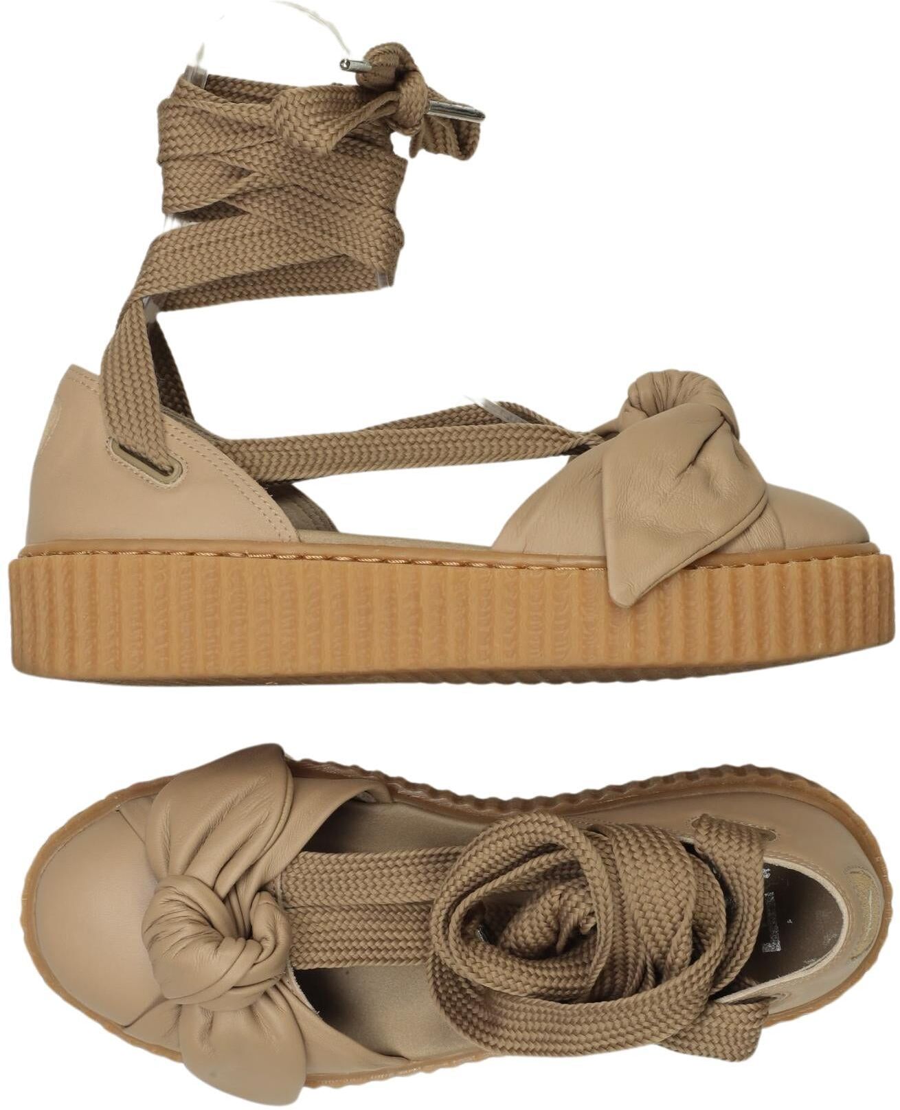 Puma x Fenty Damen Ballerina, Beige, Gr. EU 37, kein / Etikett - Second Hand
