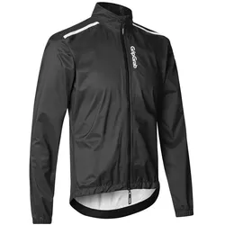 GripGrab, Herren, Velojacke, RIDE Waterproof Lightweight Regenjacke (S), Schwarz, S